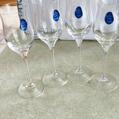 Villeroy and Boch Savoy Liqueur Glasses. 24% Lead Crystal. Set of 4