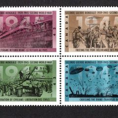 1995 Canada 50th Anniversary of World War II Commemorative Stamps Mint Never Hinged (MNH)