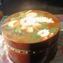 Large Vintage Hand Painted Wooden Box Image 10