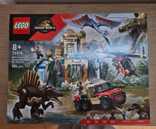 lego jurassic world 76976, spinosaurus & quetzalcoatlus air mission
