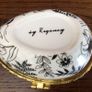 Regency modern Egg shaped trinket dish Image 3