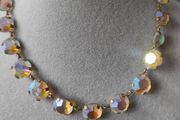 Aurora borealis vintage necklace
