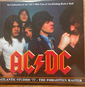 Live from  the Atlantic studios limited edition The forgotten master tapes AC/DC RED vinyl record. This brilliant album is in mint condition and very rare. A must have for any collector. Red vinyl record