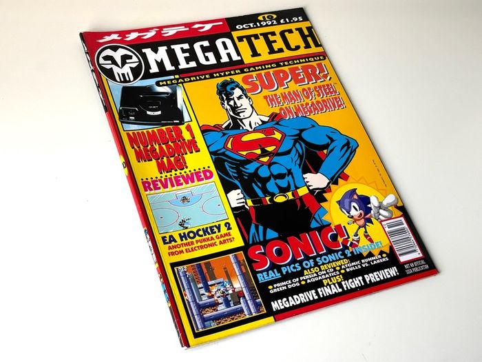 MegaTech Magazine Issue 10 - The Man of Steel - 1992
