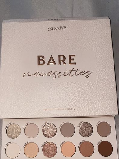 Colourpop bare necessities brand new palette