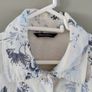 Denim floral design jacket UK size 14 in good condition see last three photos for exact measurements FREE STANDARD POSTAGE INCLUDED Image 5