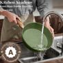 Kitchen Academy Granite Non-Stick Cookware Set 12-Piece, Sage Green Induction Hob Compatible Pots and Pans Set with Frying Pan & Saucepan, PFOA Free Image 6