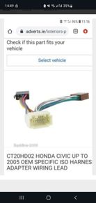 Honda civic wire harness