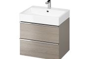 Cersanit Virgo Vanity Unit Dark Oak (Cabinet + Washbasin)