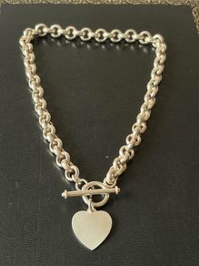 silver necklace