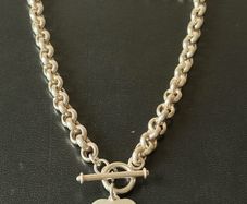 silver necklace