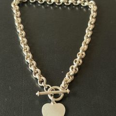 silver necklace