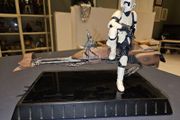 Gentle Giant Stars Wars Scout Trooper and Speeder Bike statue