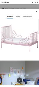 Toddler bed from IKEA with mattress