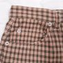 Ann Taylor LOFT Brown Green Checked Plaid Straight Leg Trousers 8UK/36EU Image 5