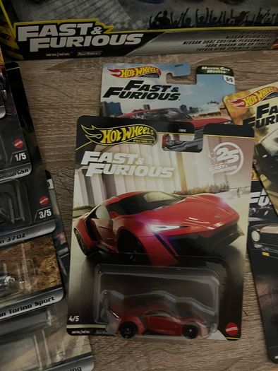 Hot wheels Fast and Furious bundle