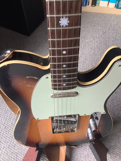 Nick Oswald Handmade Tele. (John Frusciante) Reliced by Oswald