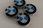 BMW Wheel Centre Caps - 72.6mm - Set of 4