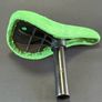 Mafiabikes BMX / Kids Bike Seat with 25.4mm Post Green Excellent Condition Image 3