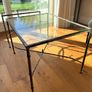 BoConcept 3 Piece Glass Coffee Table Modular  Demilune Design Image 8