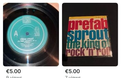 prefab sprout X 2 7" singles