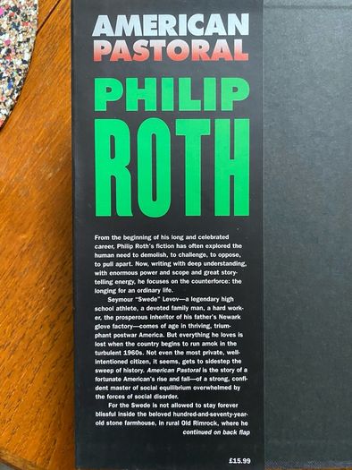 Philip Roth - American Pastoral