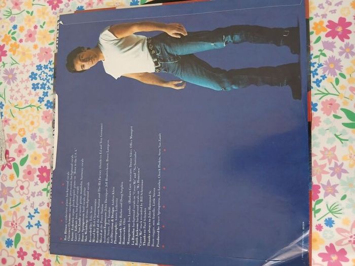 Bruce springsteen born in the usa vinyl, rare irish pressing