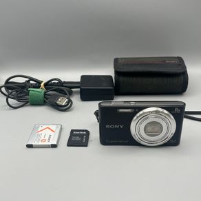 Sony Cyber-shot DSC-W730 16.1MP Digital Camera Black - Full Kit