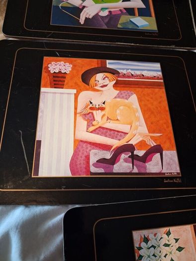 Set of 7 Jonathan Knuttel tablemats