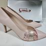 Emis new collection court pink medium heel leather shoes UK 6.5 EU 40 new & boxed Image 2