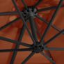 Cantilever Umbrella with LED lights Terracotta 250x250 cm Image 2
