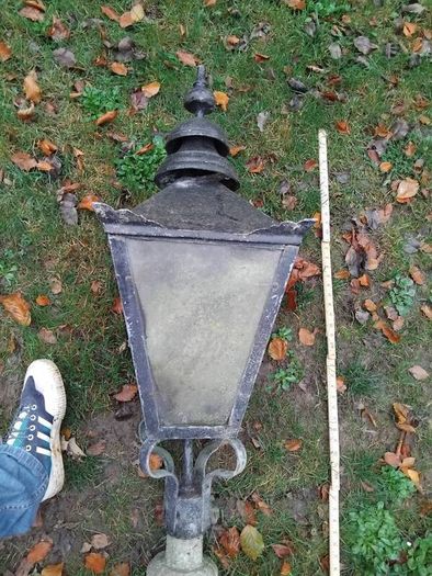 large antique lamp