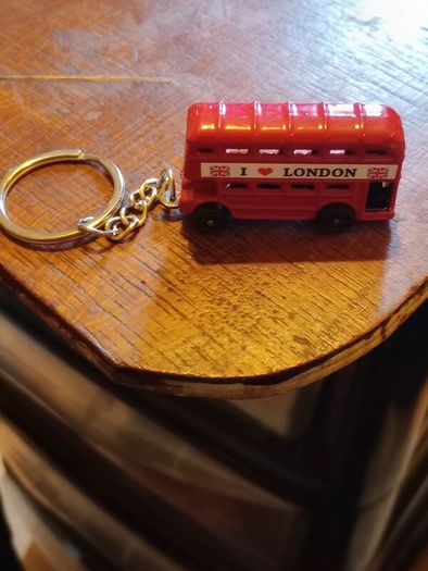 London Bus and Postbox Keyrings