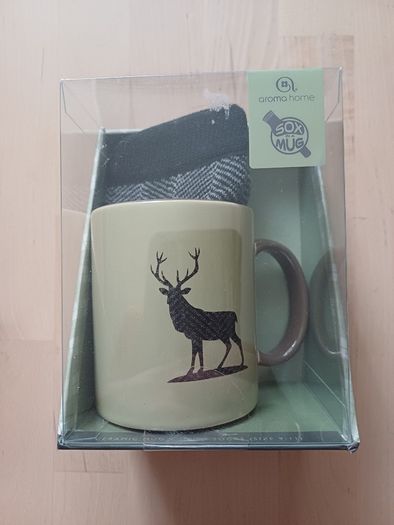 Stag Coffee Mug & Socks Gift Set BRAND NEW