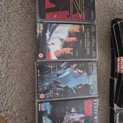 Vhs video tapes