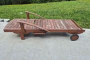 Garden Lounger Teak