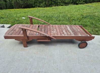 Garden Lounger Teak