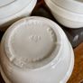 6 Vintage Style Mason Cash Small White Pudding Bowl 48s 1950 1960s Era Image 8
