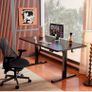 Shape Rectangular Desk design Standing Desk Product dimensions 120D x 60W x 72H centimetres Colour Black Style Modern Smooth Height Adjustment - Effortlessly adjust this sit-stand desk from 72 cm to 118 cm with a smooth electric mechanism. Perfect for tra Image 9