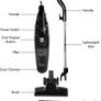 Quest Black Two In One Vacuum Cleaners Bagless Model BNR 44839 600 Watt Mains Upright Or Hand Held 600 Watts 0.08 L Dust Temporary Sold Thanks Image 3