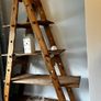 Wooden Ladder Shelving Unit Image 3