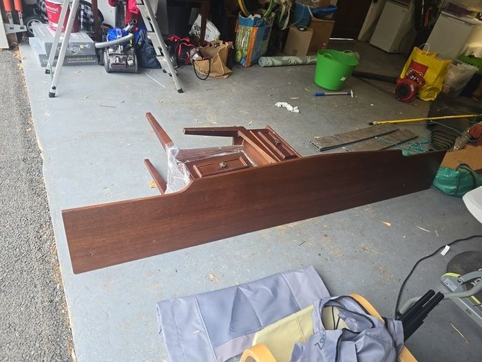 bed headboard and side lockers