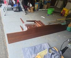 bed headboard and side lockers
