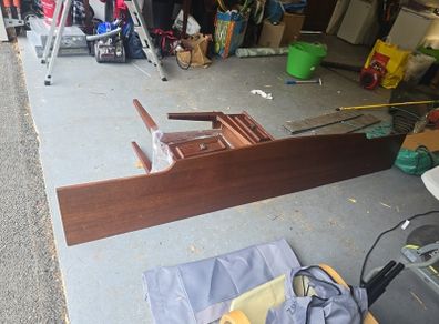 bed headboard and side lockers