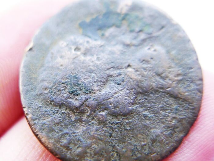 1738 IRELAND  George II  1/2 Penny Coin