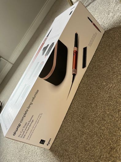 dyson airwrap strawberry bronze/ blush pink