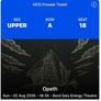 Opeth ticket Dublin Image 2