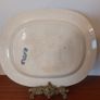 Beautiful Antique Blue and White Transferware Willow Pattern Small Platter, by D. Methven & Sons, Kirkaldy, Scotland, Circa 1847-1864 Image 5
