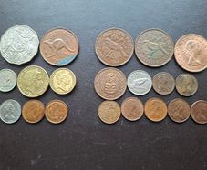 A Lot of 20 coins from Australia and New Zealand (1947-2011)
