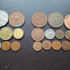 A Lot of 20 coins from Australia and New Zealand (1947-2011)